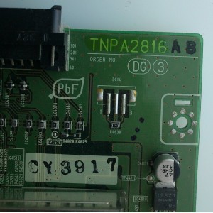 DIGITAL DG / PANASONIC TNPA2816AB MODELO TH-42PX20UP